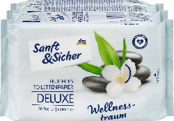 Sanft&Sicher Feuchtes Toilettenpapier Wellnesstraum (3x50 St)