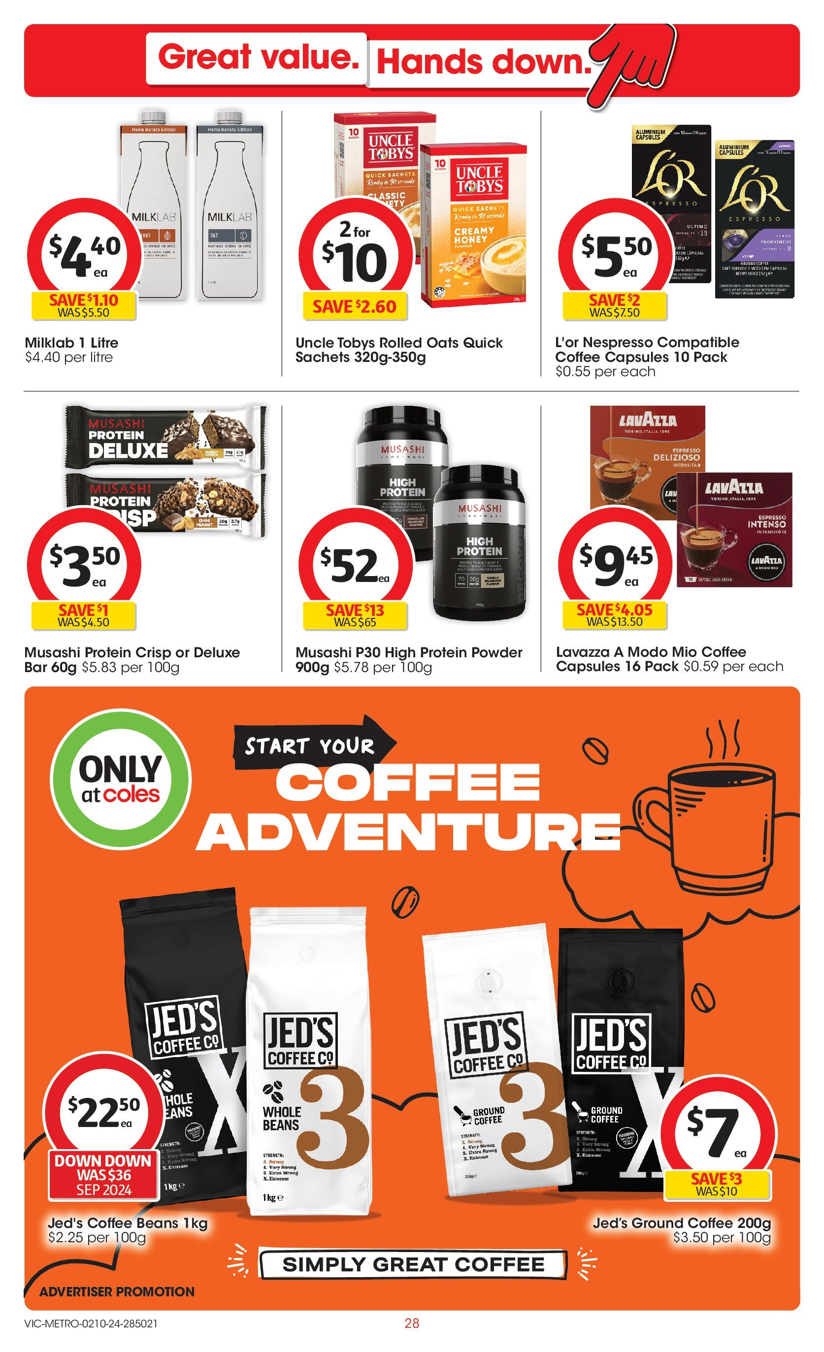 ﻿﻿Coles catalogue valid from 02/10/2024 > Online Australia | Page: 28