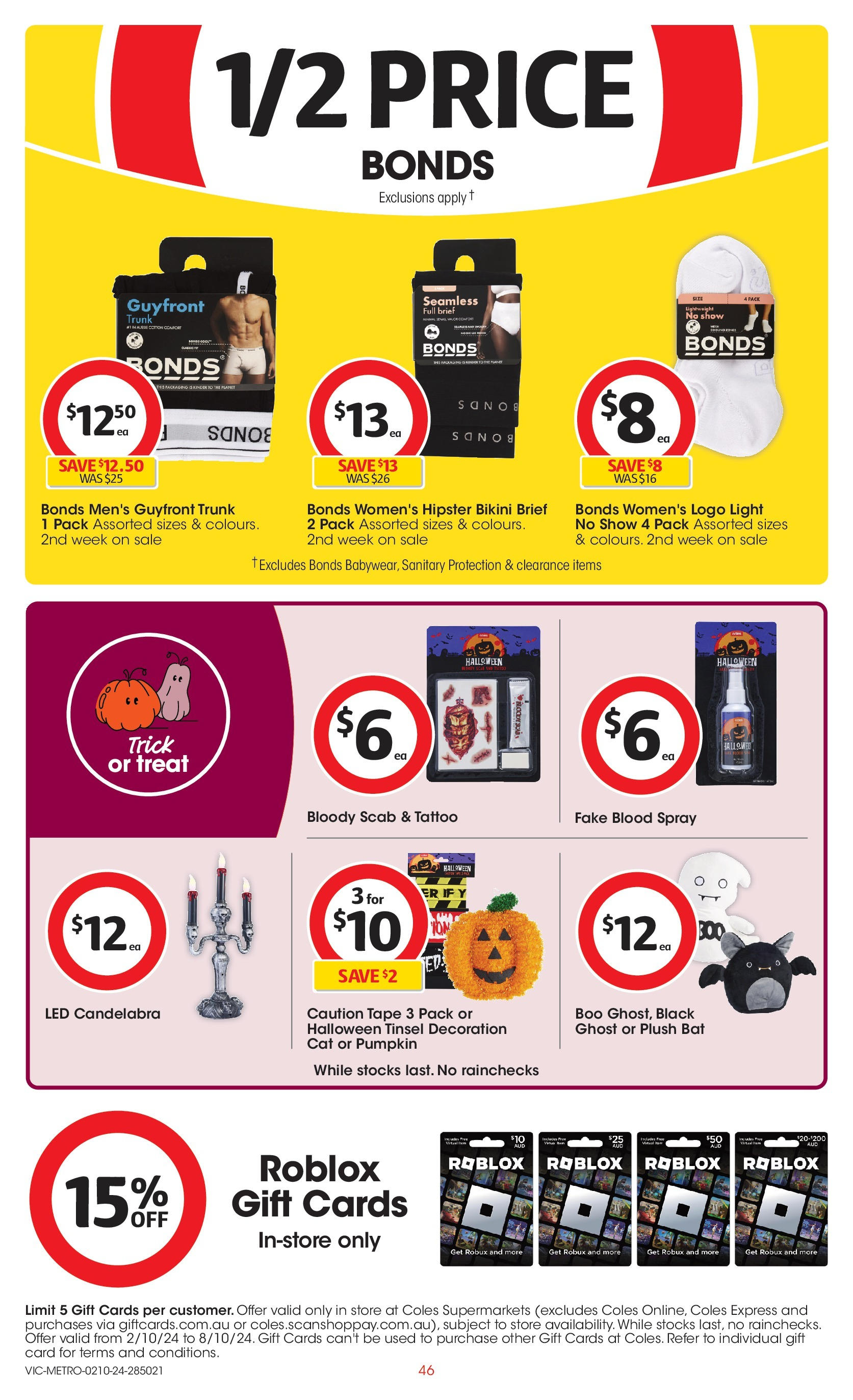 ﻿﻿Coles catalogue valid from 02/10/2024 > Online Australia | Page: 46