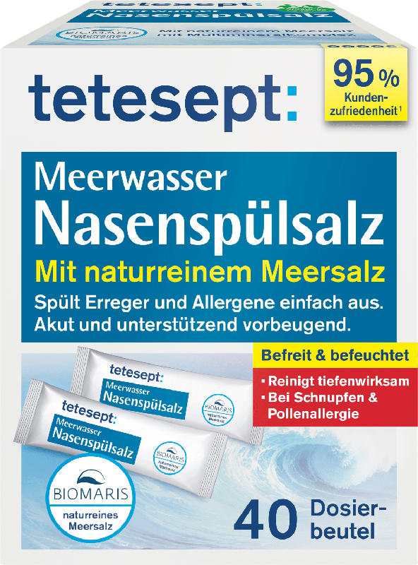 tetesept Meerwasser Nasenspülsalz