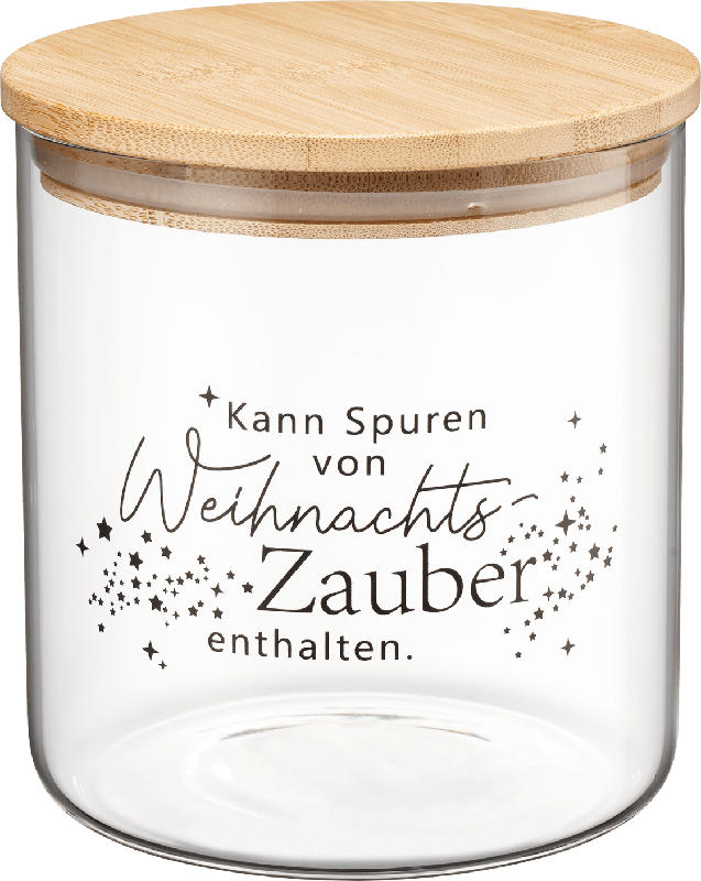 Dekorieren & Einrichten Glasvorratsdose "Weihnachtszauber"