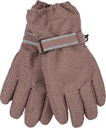 Mikk-Line Handschuhe mit reflektierenden Streifen, rosa, Gr. 98/104