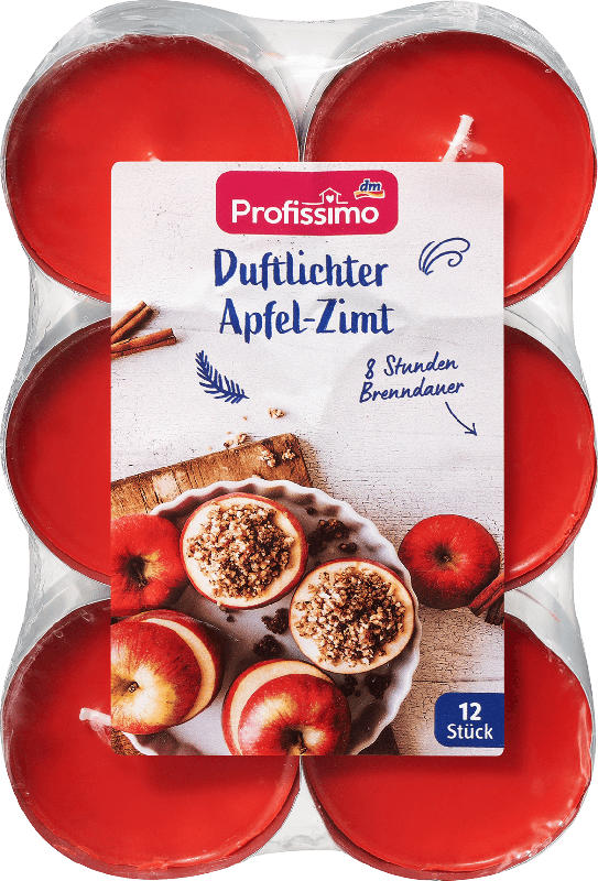 Profissimo Maxi Duftlichter Apfel-Zimt