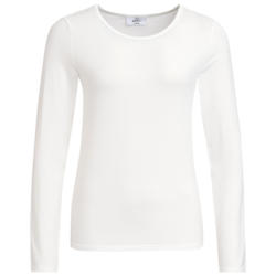 Damen Langarmshirt in Unifarben