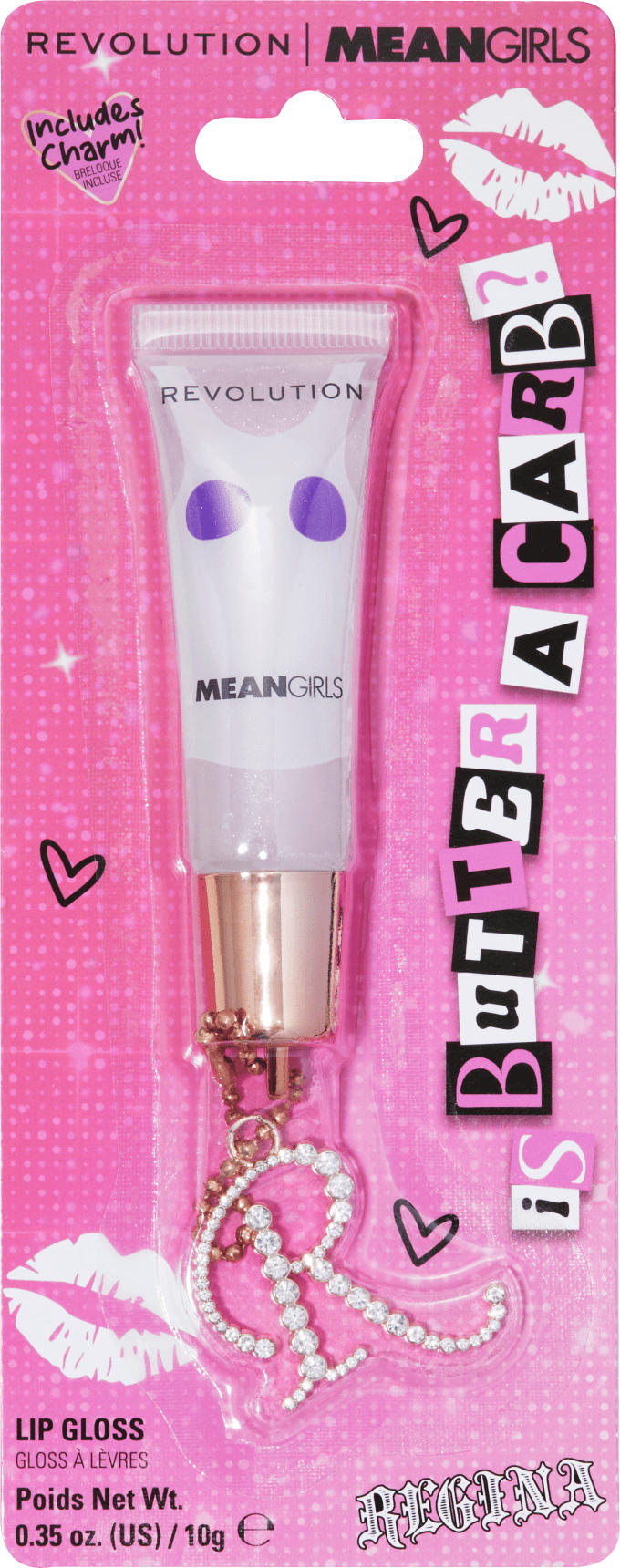 Revolution Lipgloss Mean Girls, Regina George Clear Shimmer