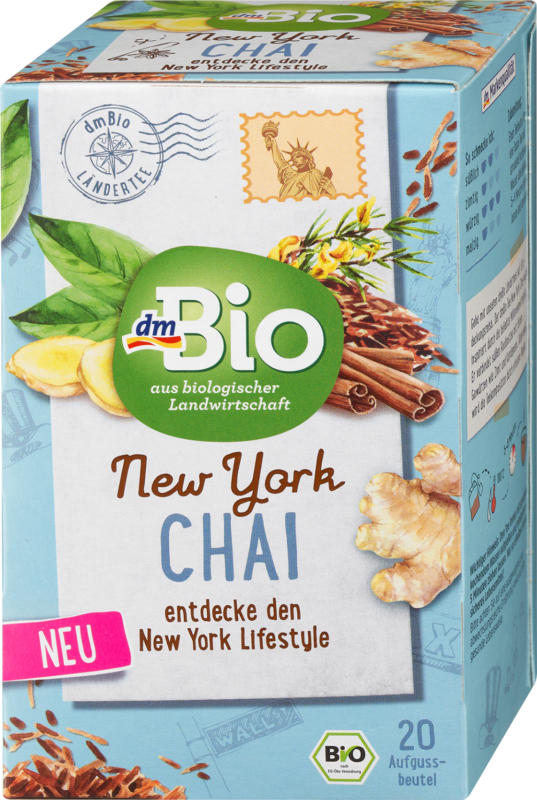 dmBio Rooibostee New York Chai (20 Beutel)