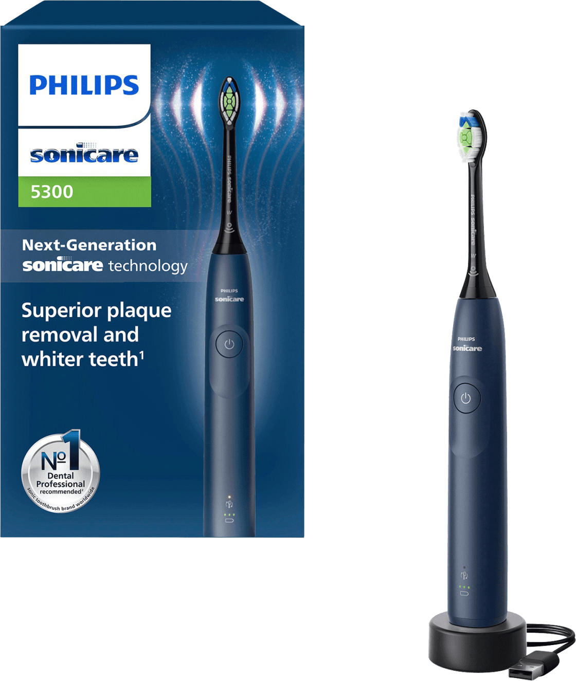 Philips Sonicare Schallzahnbürste Series 5300 blau