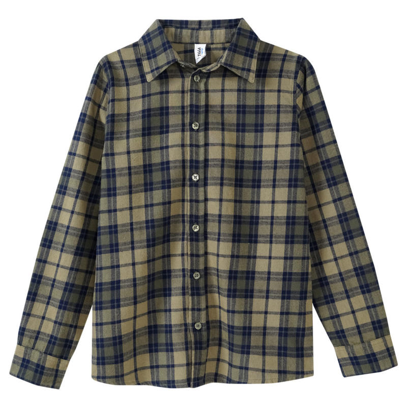 Jungen Flanell-Hemd mit Karo-Muster (Nur online)