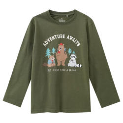 Kinder Langarmshirt mit Print (Nur online)