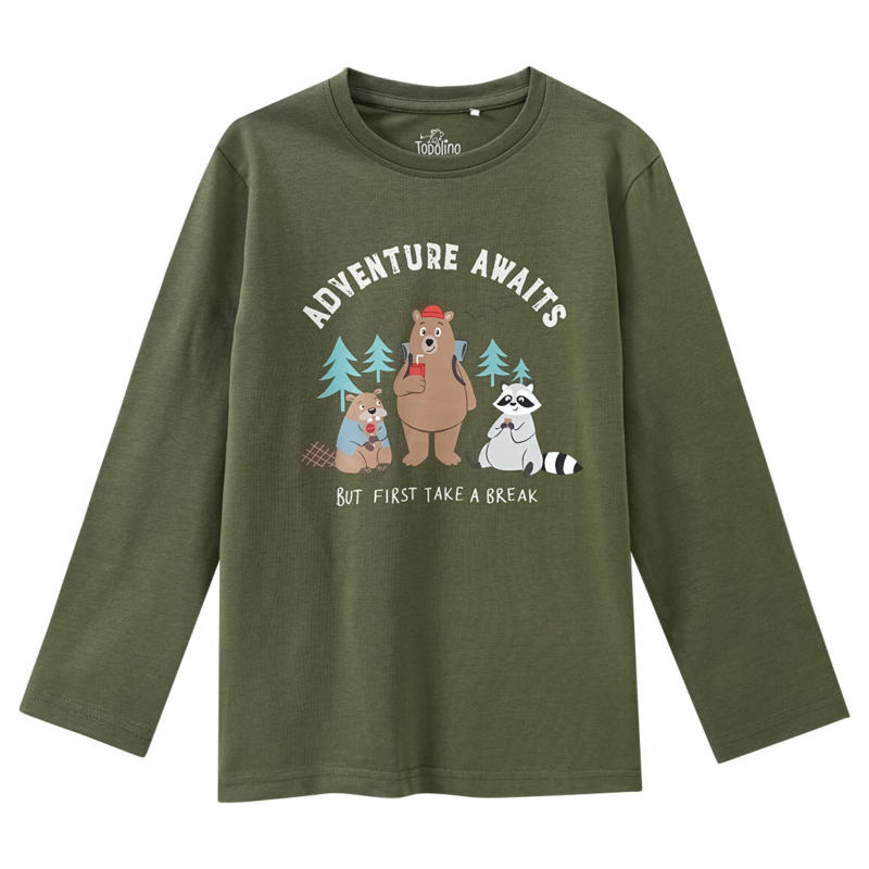 Kinder Langarmshirt mit Print (Nur online)