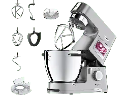 Kenwood KCL95.004SI - Cooking Chef XL Küchenmaschine Silber (Rührschüsselkapazität: 6,7 l, 1500 Watt)