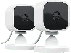 BLink B07X7CQBJP Mini 2 Überwachungskamera (Anzahl Kameras: 2, für Innen, Nachtsichtfunktion, Weiß)