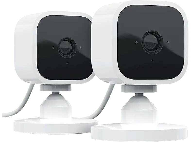 BLink B07X7CQBJP Mini 2 Überwachungskamera (Anzahl Kameras: 2, für Innen, Nachtsichtfunktion, Weiß)