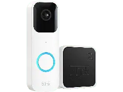 BLink Video Doorbell mit Sync Module 2, Bewegungserfassung, 2-Wege-Audio, Kabellos/Kabelgebunden, Weiß Türklingel; Video Türklingel