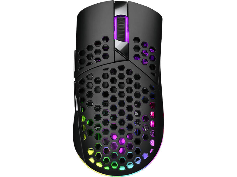 ISY Gaming Maus IGM-5000-BK Ultralight, Kabellos, Schwarz