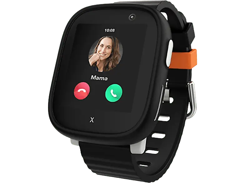 Xplora X6 Play, Schwarz inkl. 2 Frames & Loops in lime und pink; Smartwatch