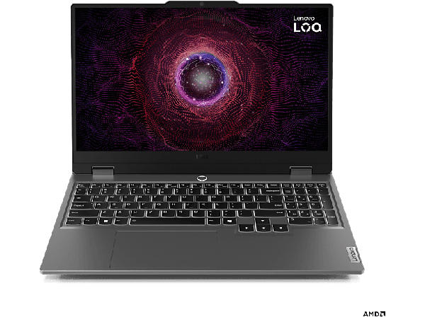 Lenovo LOQ 15APR9 Gaming Notebook 15,6 Zoll, FHD, AMD Ryzen™ 7 7435HS, 16 GB RAM, 1000 SSD, Windows 11 Home (64 Bit), GeForce RTX™ 4070, Luna Grey Full-HD, GB,