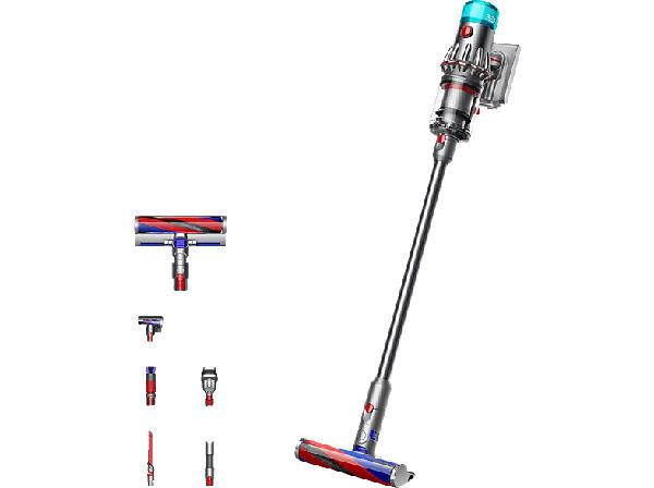 Dyson V12 ORIGIN Stielsauger (0,35 l, Akkulaufzeit: 60 min, Nickel Satin Gelb/Glanz Nickel)