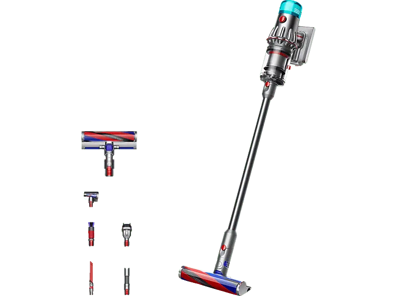 Dyson V12 ORIGIN Stielsauger (0,35 l, Akkulaufzeit: 60 min, Nickel Satin Gelb/Glanz Nickel)