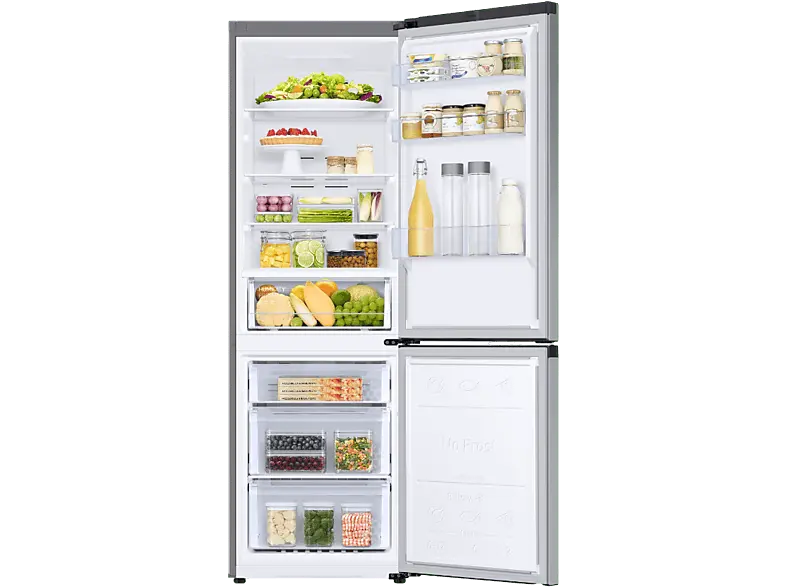 Samsung RB34C600DSA/EF B6432 K&uuml;hl- und Gefrierkombination (D, 344 l, 1853 mm hoch, Standger&auml;t, No Frost (verminderte Eisbildung), Edelstahl-Optik)