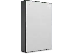 SEAGATE 4TB One Touch Festplatte mit Kennwortschutz, +Rescue, HDD, Extern, USB-Micro-B, Silber