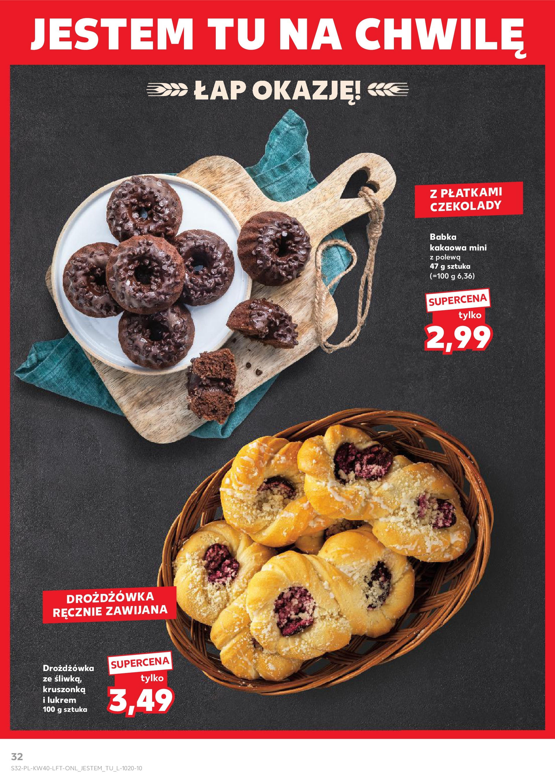 Kaufland gazetka od 03.10.2024 - od jutra PDF | Strona: 32 | Produkty: Czekolady, Babka