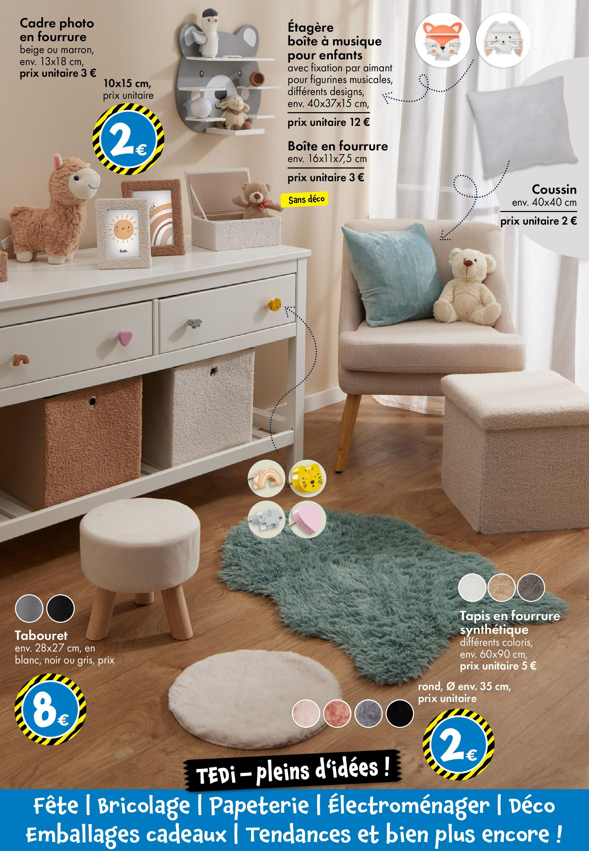 TEDi - Nouvelle Ouverture à partir du 02/10/2024 - promo en ligne | Page: 3 | Produits: Étagère, Tapis, Figurines, Cadre