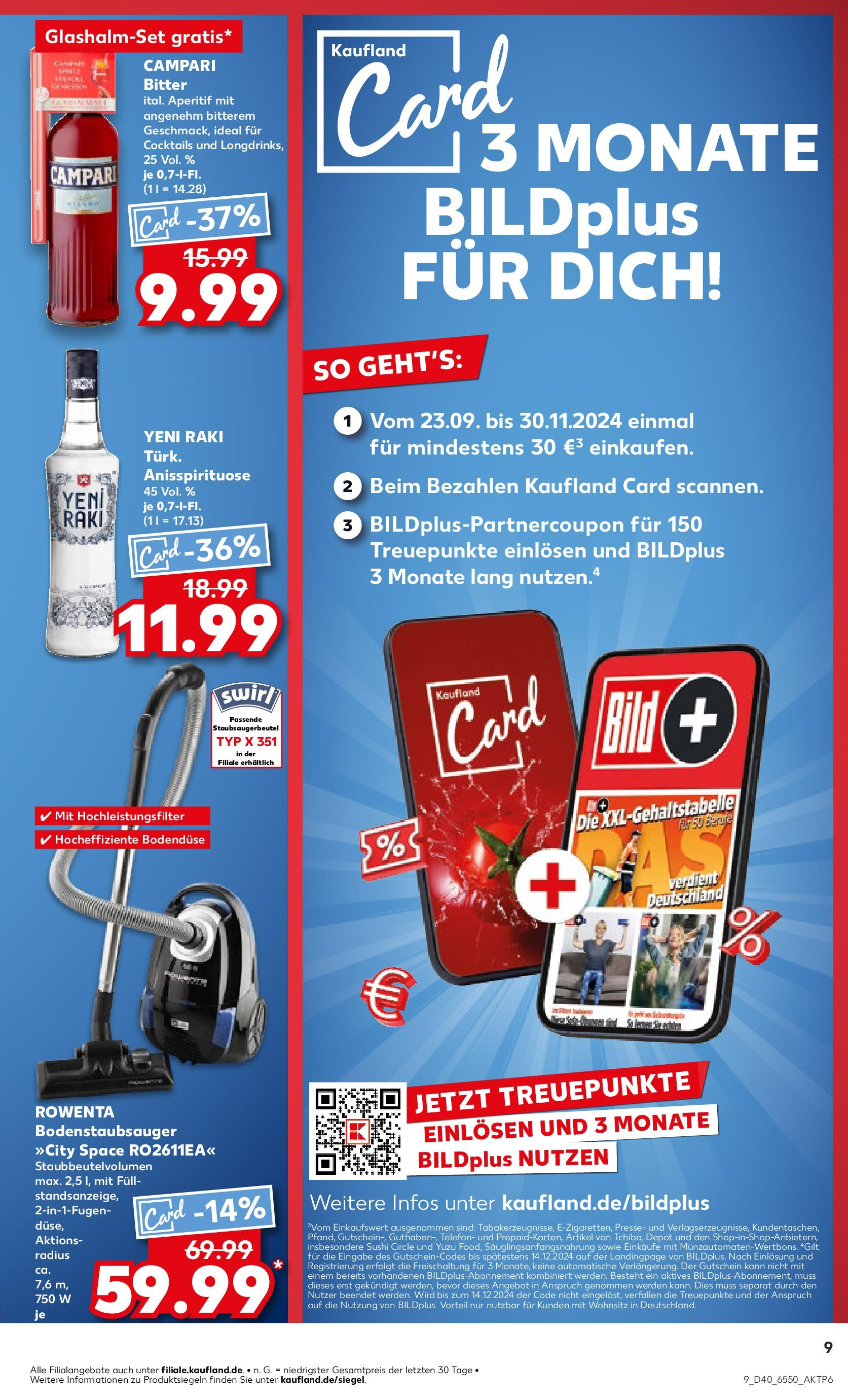 Kaufland - Kiel (ab 04.10.2024) » Angebote Online zum Blättern | Seite: 9 | Produkte: Presse, Campari, Telefon