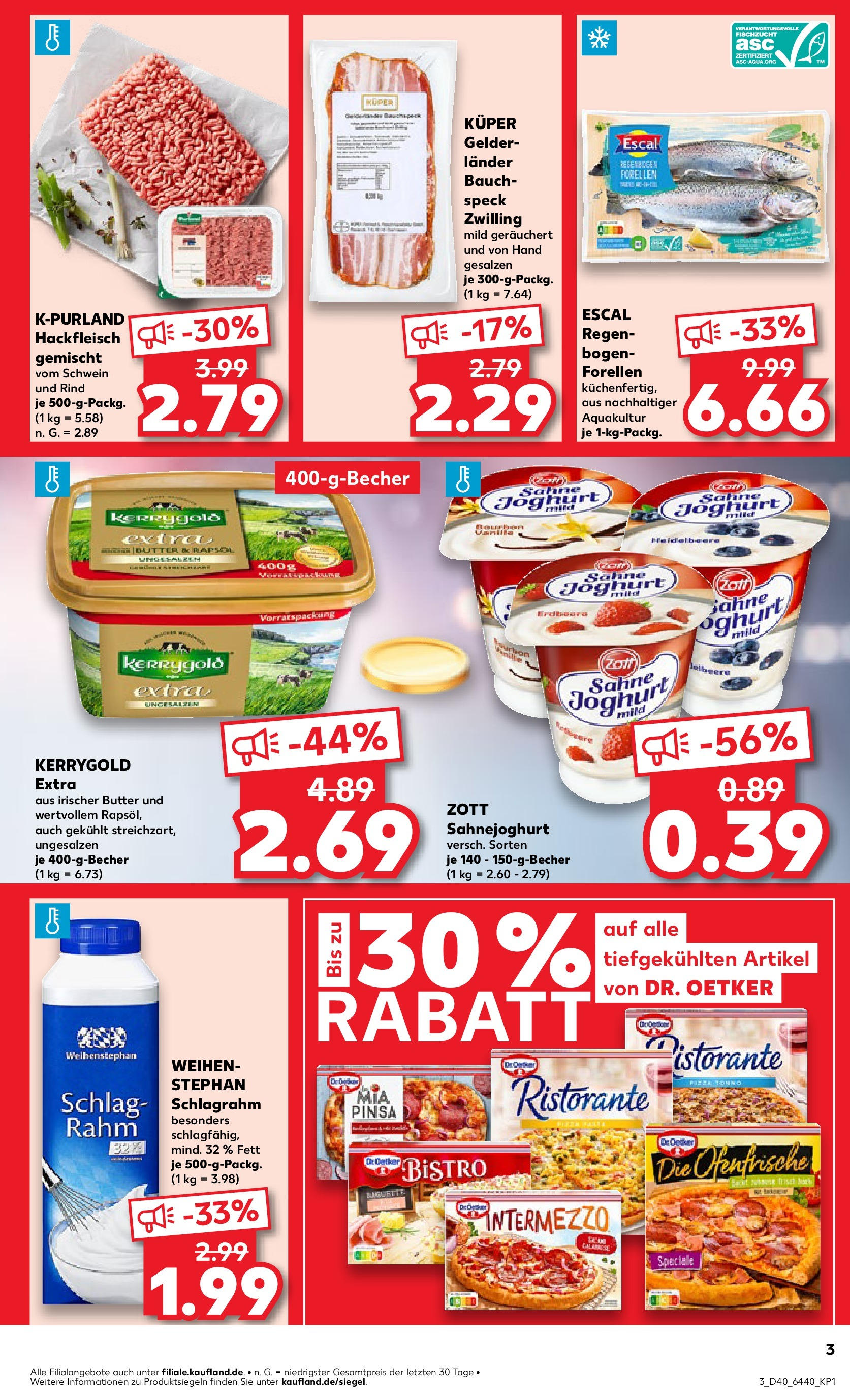 Kaufland - Speyer (ab 04.10.2024) » Angebote Online zum Blättern | Seite: 3 | Produkte: Ristorante, Rapsöl, Ofenfrische, Schinken