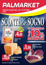 Palmarket Sconti da sogno - al 16.10.2024