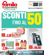 Famila Superstore Sconti fino al 50% - al 16.10.2024