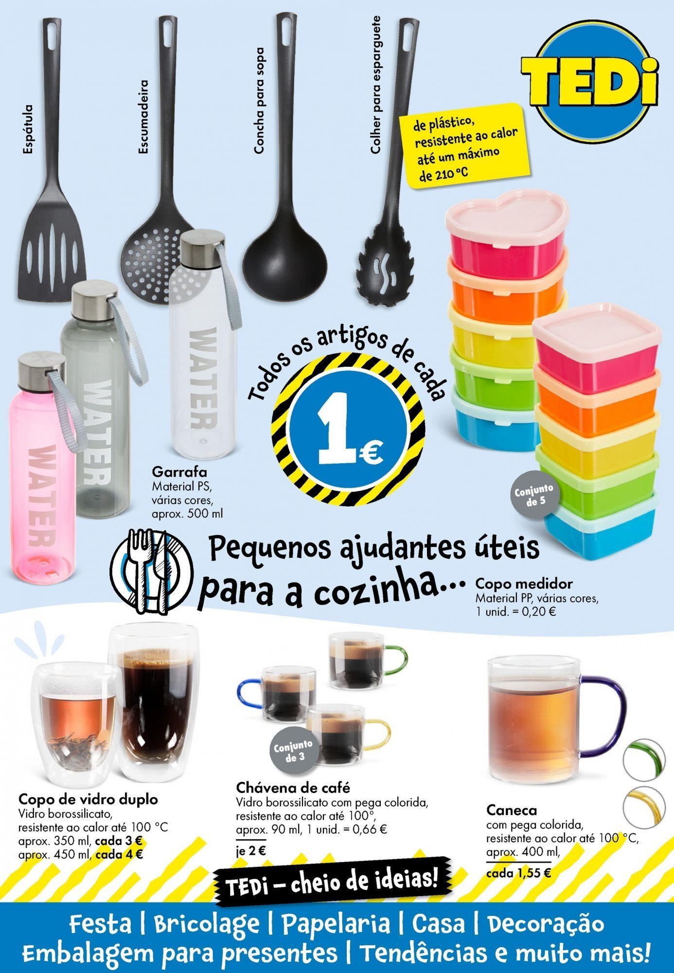 TEDi folheto » de 04/10/2024 - 11/10/2024 | Página: 16 | Produtos: Esparguete, Espátula, Caneca, Sopa