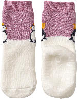 dm-drogerie markt ALANA Stoppersocken mit Pinguin-Motiv, beige & rosa, Gr. 21/22 - bis 15.01.2025