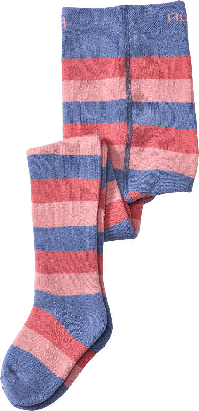 ALANA Thermostrumpfhose mit Ringel-Muster, rosa & lila, Gr. 110/116