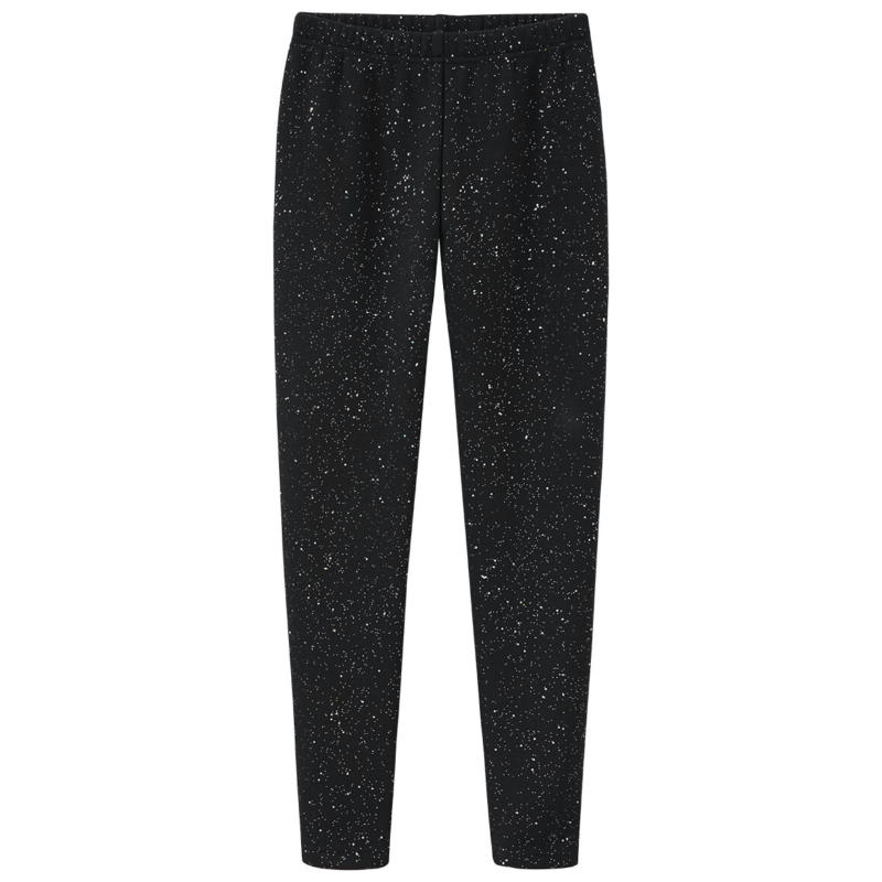 Mädchen Thermo-Leggings mit Glitzer-Print