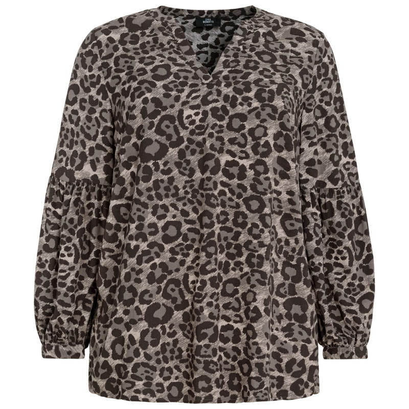 Damen Bluse im Leoparden-Look (Nur online)