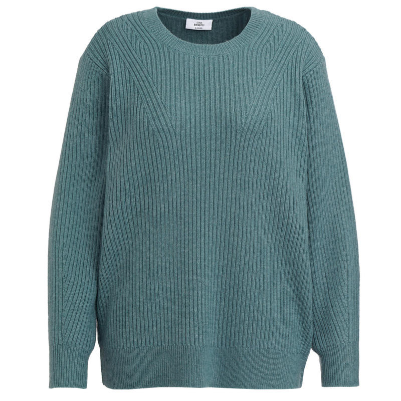 Damen Strickpullover mit Rundhalsausschnitt (Nur online)