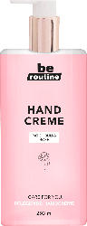 be routine Handcreme Patchouli & Rose "I care for you" im Spender