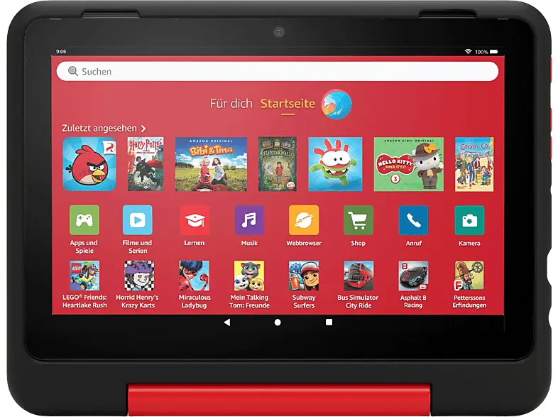 AMAZON Fire HD 8 Kids Pro-Tablet, für Kinder von 6 bis 12 Jahren, 3 GB RAM, 8-Zoll, werbefreie Inhalte, 32 GB, Marvel Avengers (2024)