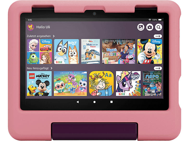 Amazon Fire HD 8 Kids-Tablet, 3GB RAM, für Kinder von 3 bis 7 Jahren, 32 GB, Disney-Prinzessinnen-Design (2024)