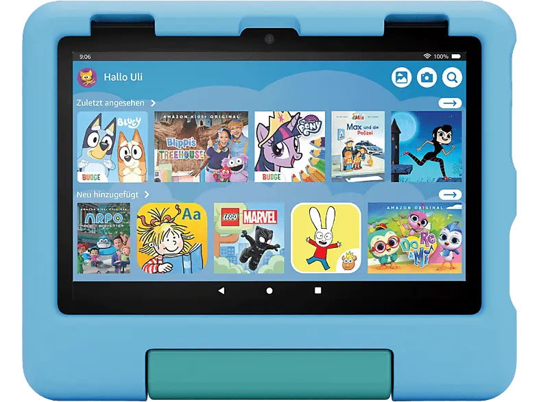 AMAZON Fire HD 8 Kids-Tablet, 3GB RAM, für Kinder von 3 bis 7 Jahren, 32 GB, Blau (2024)