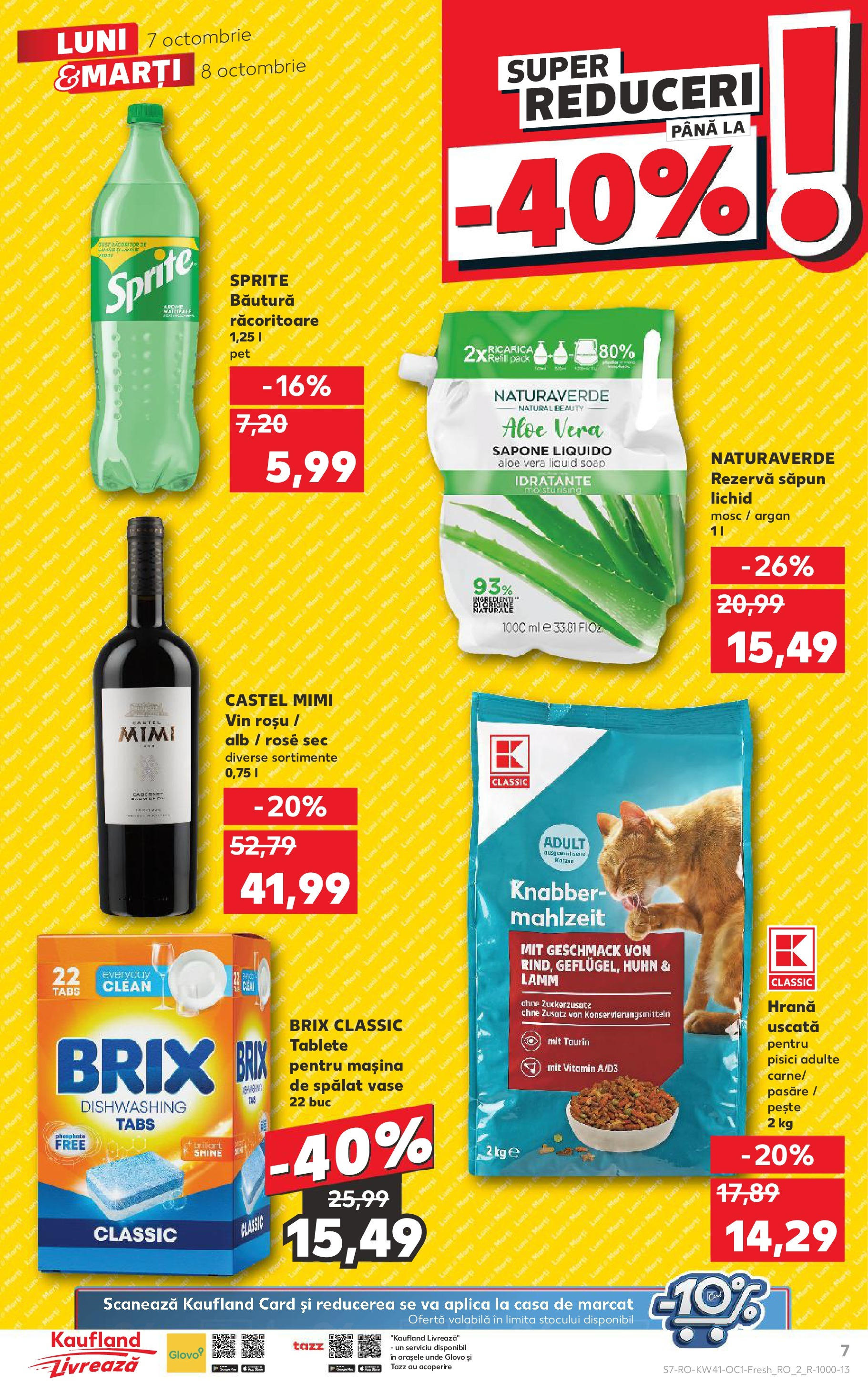 Kaufland - Craiova 07.10.2024 - Revista si Oferta | Pagină: 7 | Produse: Aloe vera, Unt, Săpun, Rezervă săpun