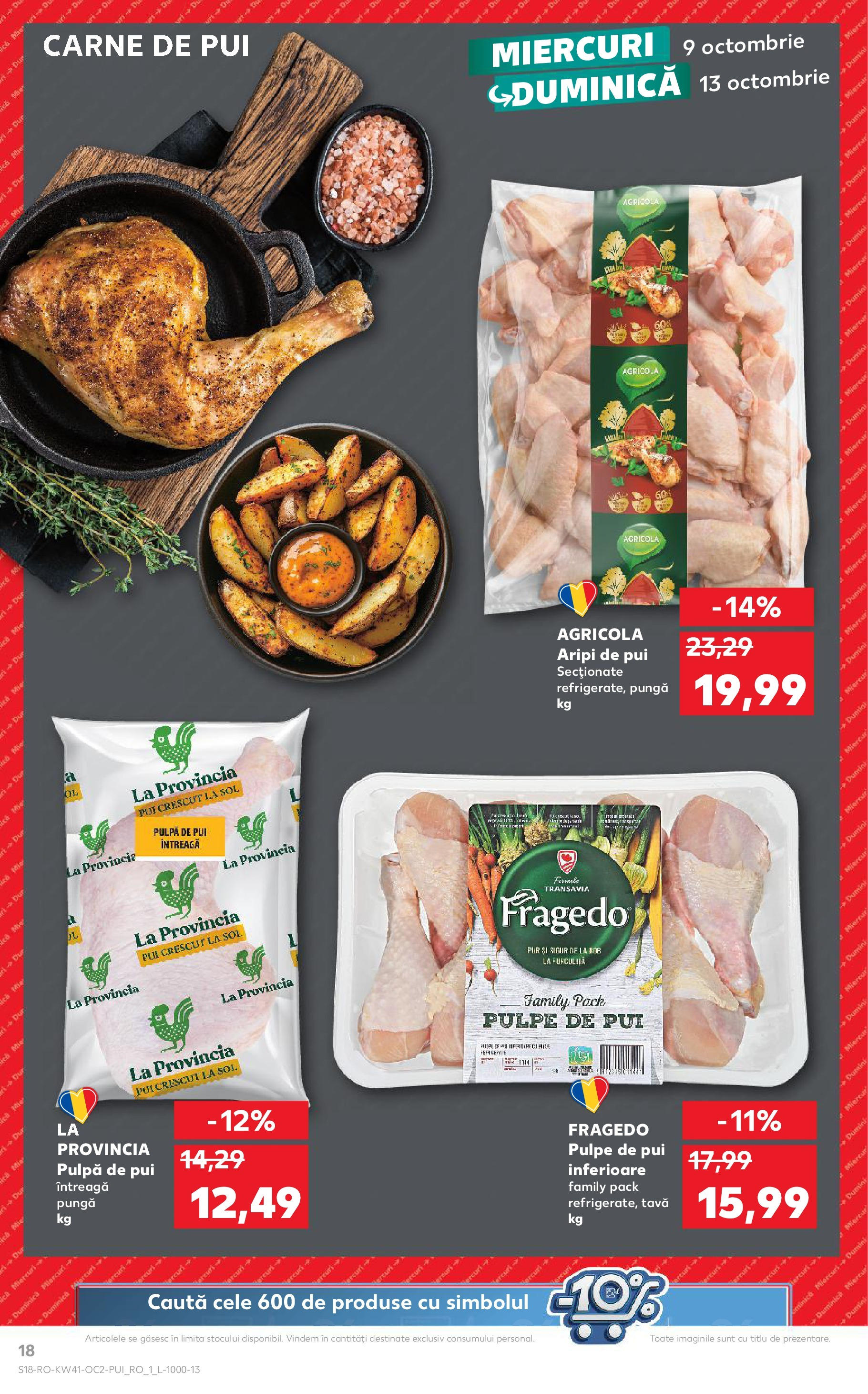 Catalog Kaufland - Bucureşti 09.10.2024 - Revista si Oferta | Pagină: 18 | Produse: Pungă, Carne De Pui