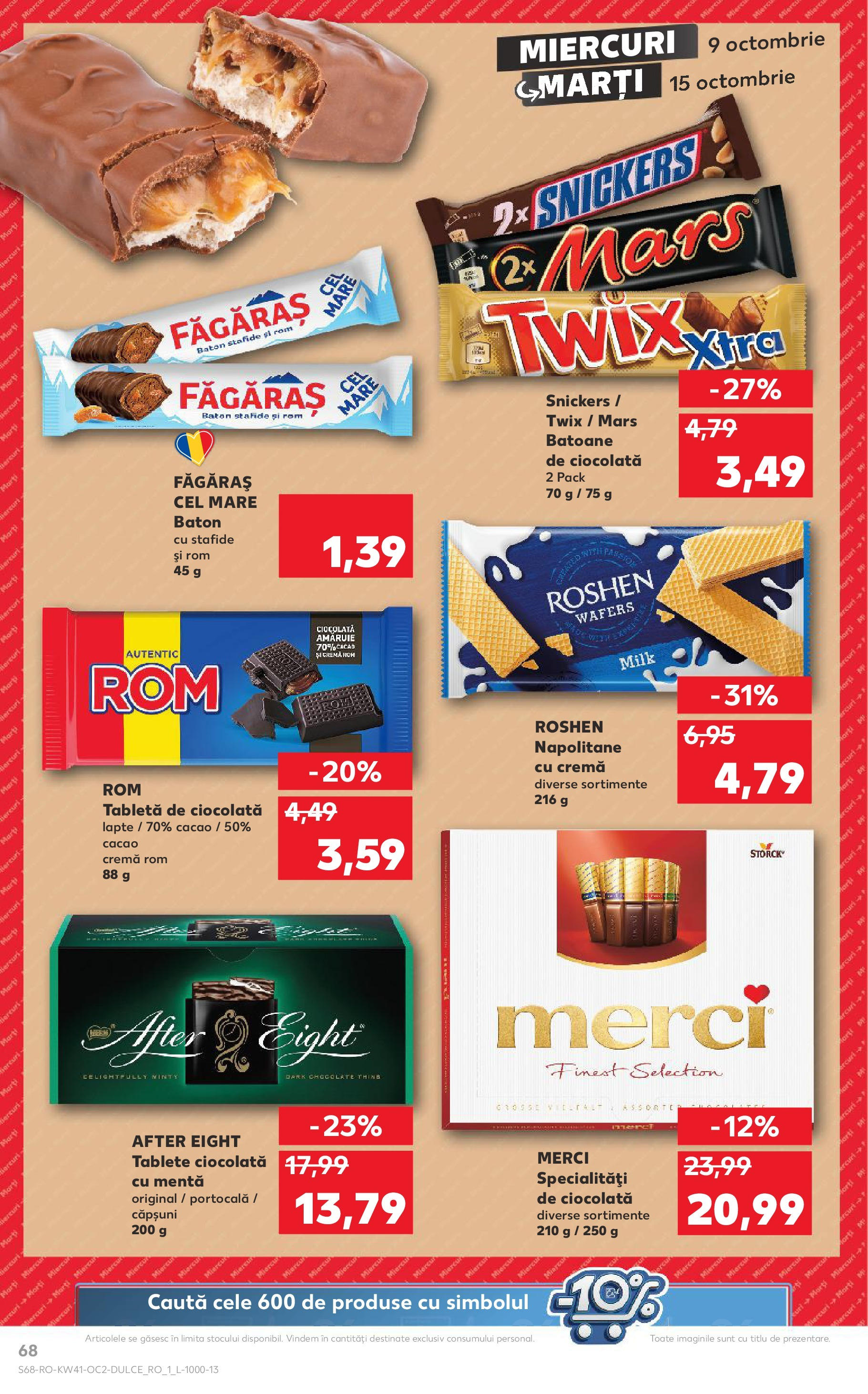 Catalog Kaufland - Bucureşti 09.10.2024 - Revista si Oferta | Pagină: 68 | Produse: Lapte, Ciocolată, Căpșuni, Cacao