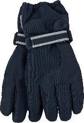 Mikk-Line Handschuhe mit reflektierenden Streifen, blau, Gr. 122/128