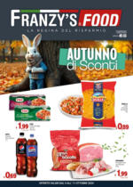 Franzy's Food Autunno di sconti - al 11.10.2024