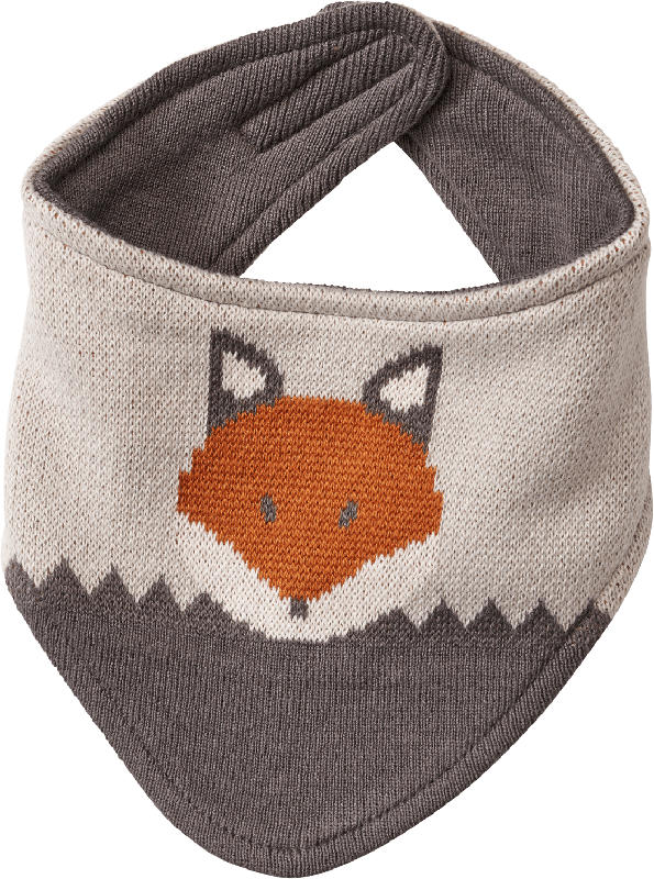 ALANA Halstuch mit Fuchs-Motiv, grau