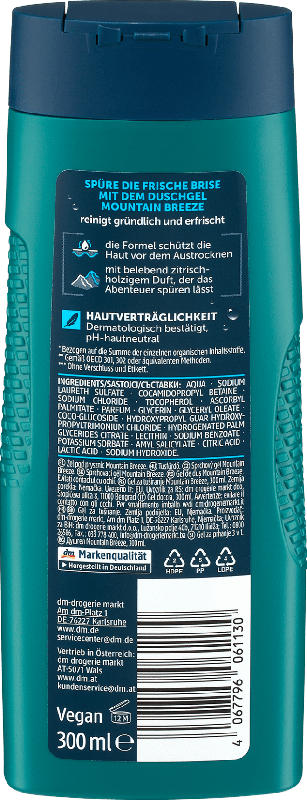 Balea MEN Duschgel Mountain Breeze 3in1