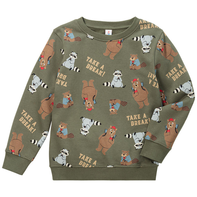 Kinder Sweatshirt mit Allover-Print (Nur online)