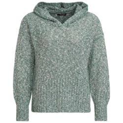 Damen Strickpullover mit Kapuze